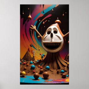 Tod durch Schokolade - Ken Gage Surreal Art Poster