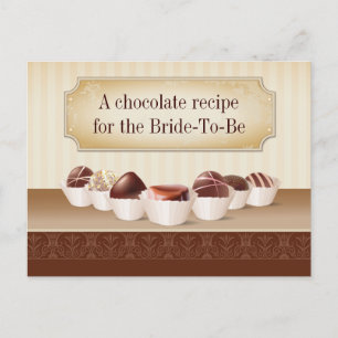 Tod durch Schokolade Rezept Postkarte