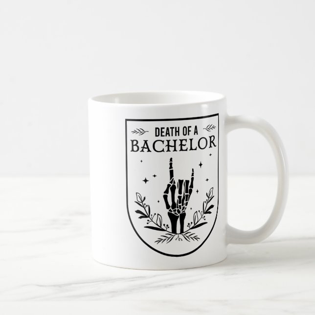 Tod eines Bachelor Groom Crew Gothic Bachelor Par Kaffeetasse (Rechts)
