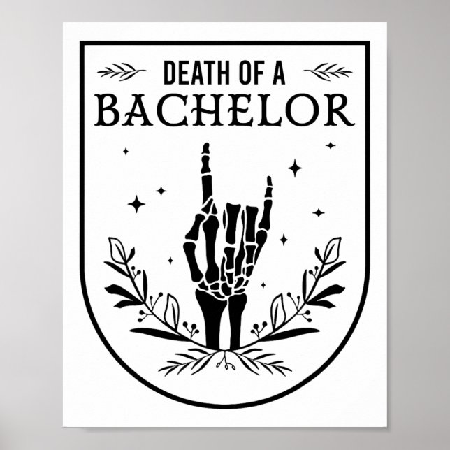 Tod eines Bachelor Groom Crew Gothic Bachelor Par Poster (Vorne)