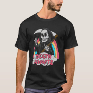 Tod erwartet Pastel Goth Grim Sensenmann Tod Emo P T-Shirt