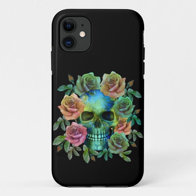 TOD GRÜNE FÄHIGKEIT MIT BLUME Case-Mate iPhone HÜLLE (Rückseite)