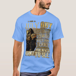 Tod ich bin ein Typ im Juli habe ich 3 Seiten der T-Shirt