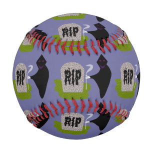 Tod im Friedhof Halloween Baseball