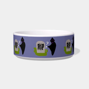 Tod im Friedhof Halloween Pet Bowl Napf