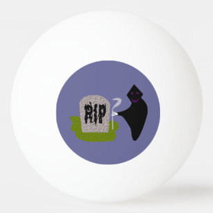Tod im Friedhof Halloween Pong Ball Tischtennisball