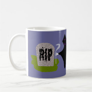 Tod im Friedhof Halloween-Tasse Kaffeetasse