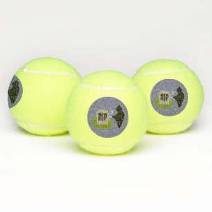 Tod im Friedhof Halloween-Tennisball Tennisbälle