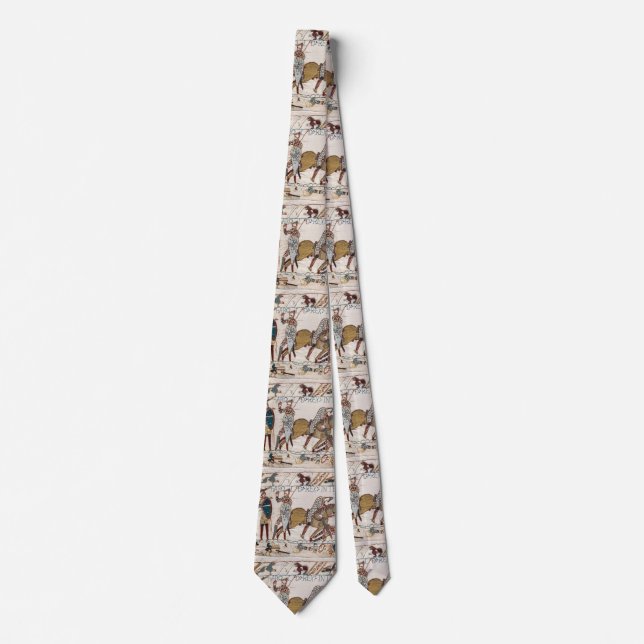 Tod König Harold (Bayeux Tapestry) Neck Tie Krawatte (Vorderseite)