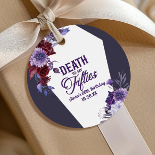 Tod meinem Fünfziger-Blumen-60. Geburtstagsfeier Geschenkanhänger