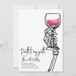 Tod meiner Jugend Einladung zum Geburtstag