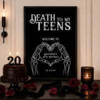 Tod meiner Teenager-Trend Gothic 20. Geburtstag