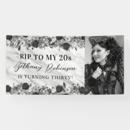 Tod meines zwanzigsten Fotos Geburtstagsbanner Banner