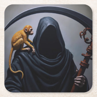 Tod mit einer Ape Rechteckiger Pappuntersetzer