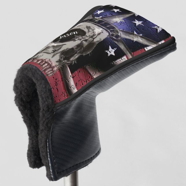 Tod oder Freiheit Golf Headcover (3/4 Vorderseite)