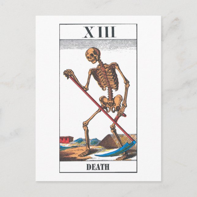 Tod Postkarte (Vorderseite)