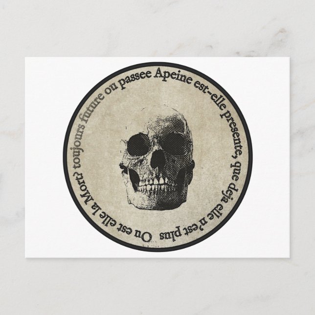 Tod Postkarte (Vorderseite)