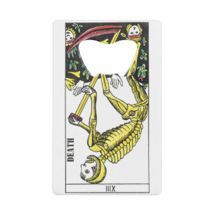Tod u. die Teufel-Tarot-Karten Geldbeutel Flaschenöffner