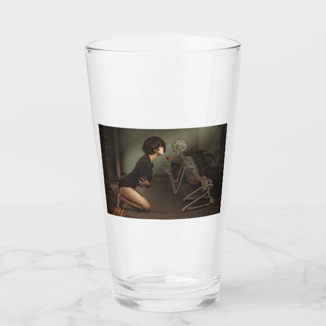 Tod und junge Frau Glas (Vorderseite)