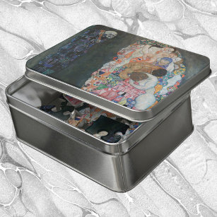 Tod und Leben durch Gustav Klimt Vintager Jugendst Puzzle