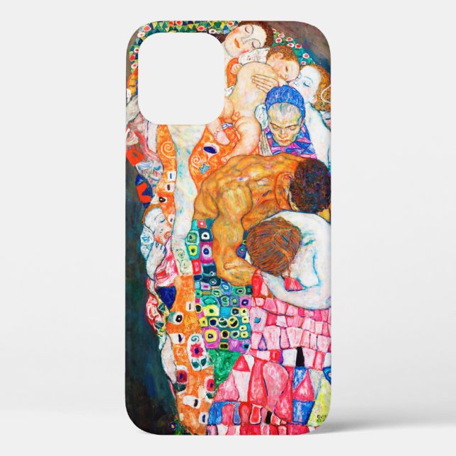 Tod und Leben, Gustav Klimt Case-Mate iPhone Hülle (Rückseite)