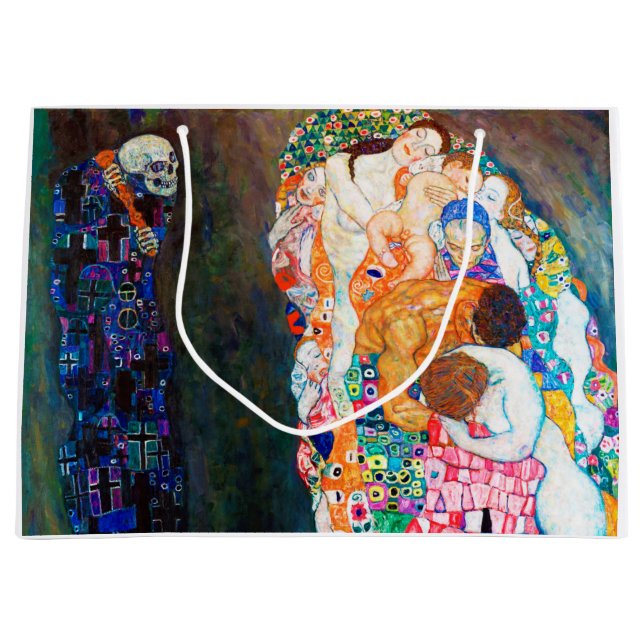 Tod und Leben, Gustav Klimt Große Geschenktüte (Vorderseite)