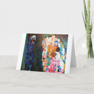 Tod und Leben, Gustav Klimt Karte