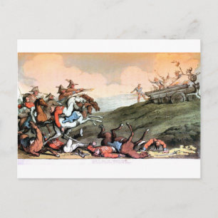 Tod und letzte Anklage Postkarte