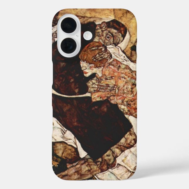 Tod und Maiden von Egon Schiele Case-Mate iPhone Hülle (Rückseite)