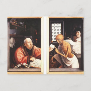 Tod und Miser von Jan Provoost Postkarte