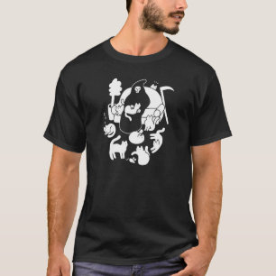 Tod und seine Katzen Klassiker T-Shirt