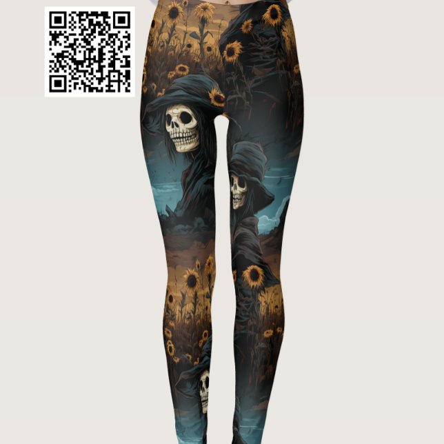 Tod und Sonnenblumen Leggings (Von Creator hochgeladen)