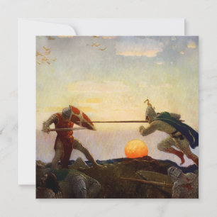 „Tod von König Artus und Sir Mordred“ von NC Wyeth