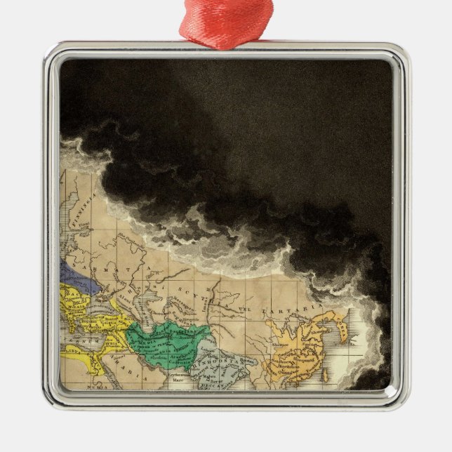 Tod von Konstantine 337 n.Chr. Ornament Aus Metall (Vorne)