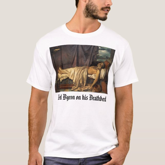 Tod von Lord Byron, Lord Byron auf seinem T-Shirt (Vorderseite)