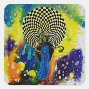 Tod von Michael Moffa Quadratischer Aufkleber