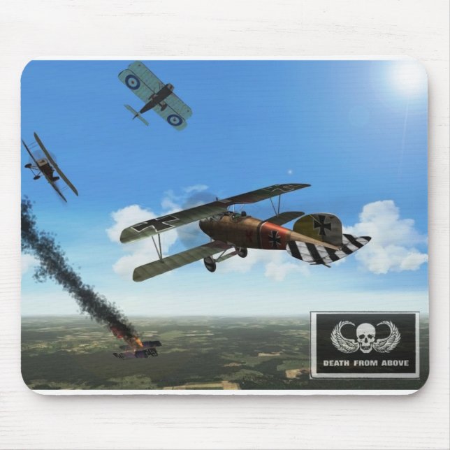 Tod von oben mousepad (Vorne)