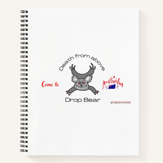 Tod von oben notizbuch (Vorderseite)