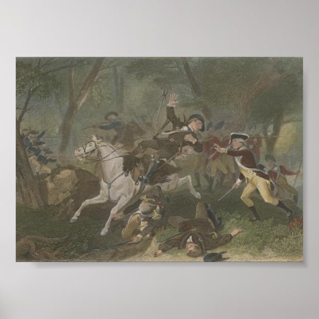 Tod von Patrick Ferguson am King's Mountain Poster (Vorne)