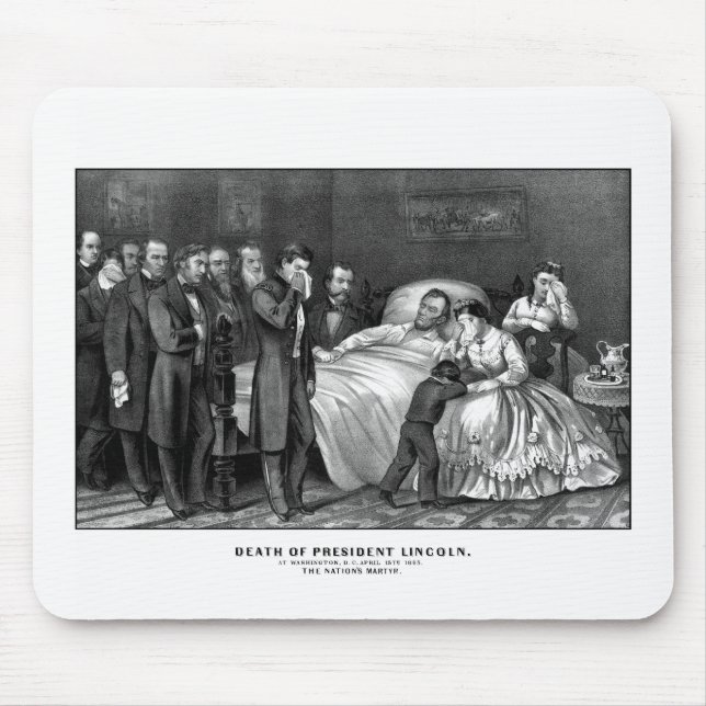 Tod von Präsidenten Lincoln Mousepad (Vorne)