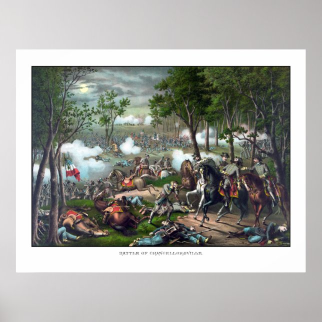 Tod von Stonewall Jackson Poster (Vorne)