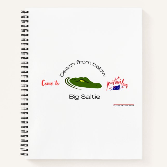 Tod von unten notizbuch (Vorderseite)