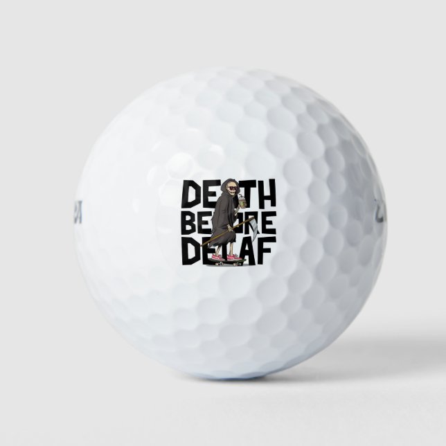 Tod vor Decaf Golfball (Vorderseite)