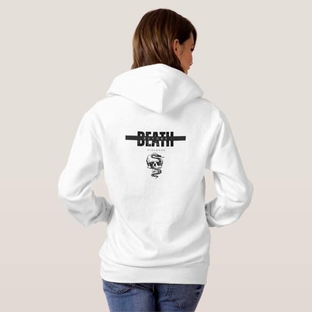 Tod vor Dishonie Hoodie (Schwarz voll)