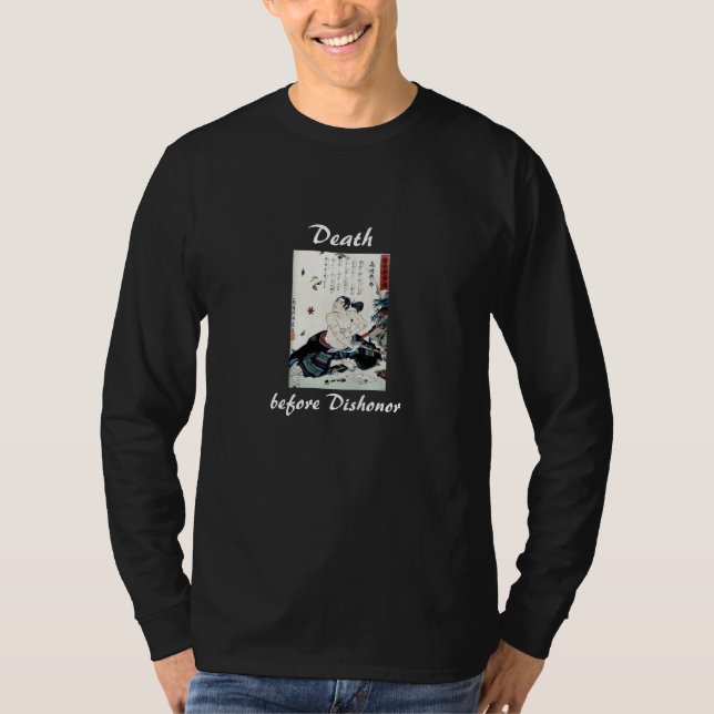 Tod vor Schmach, Samurai-Shirt T-Shirt (Vorderseite)