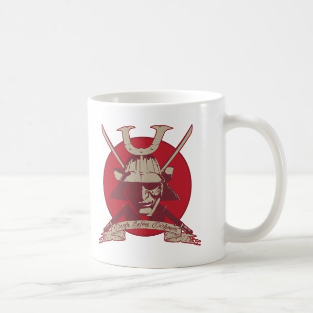 Tod vor Schmach-Samurais Kaffeetasse (Rechts)
