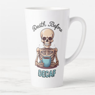 Tod vor Zehntel; Kaffeesüchtige Milchtasse