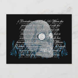 Tod, wo ist dein Sting? 1 Cor 15:54-56 Postkarte