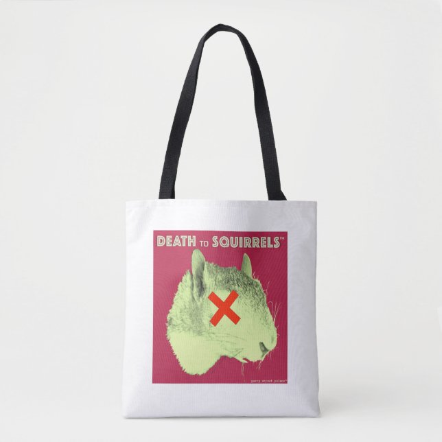 TOD ZU SQUIRRELS™ Taschen-MED. weiß (Vorderseite)