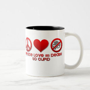 Tod zum Amor Zweifarbige Tasse